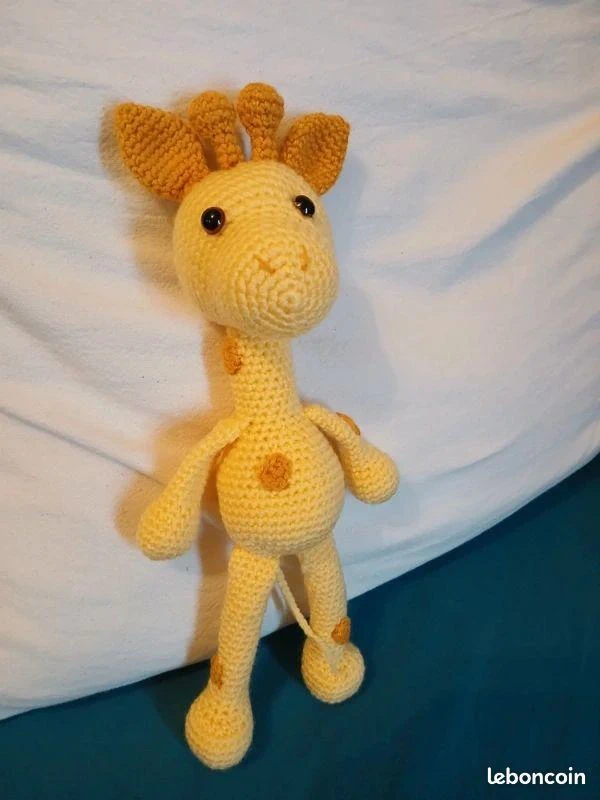 Doudou jirafa de ganchillo – photo 4